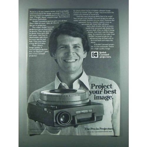 1981 Kodak Carousel 760H Projector Ad - Your Best Image