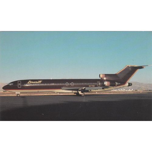 Braniff International Boeing B727 227 Civil Aviation Postcard (A20673)