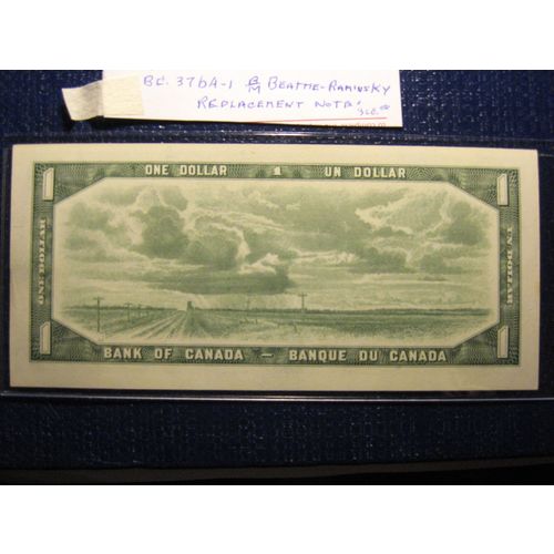rare replacement 1954 canada note