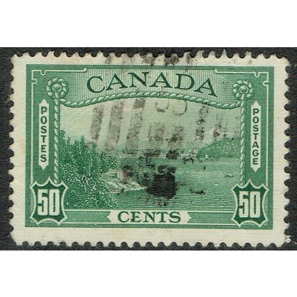 Canada 1937 50c Green SG366 GU