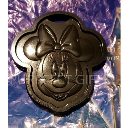 DISNEYLAND PLASTIC BALLOON WEIGHT MICKEY & MINNIE EAR SHAPED~COASTERS~DECOR