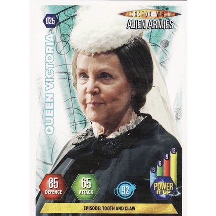 Doctor Who Alien Armies TCG 025 Queen Victoria