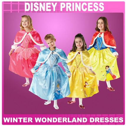 DISNEY PRINCESS WINTER WONDERLAND BELLE SNOW WHITE SLEEPING BEAUTY & CINDERELLA