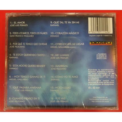 LOS REYES DEL AMOR by VARIOUS ARTISTS (CD, 2007 - Venezuela - Sonografica) "NEW"