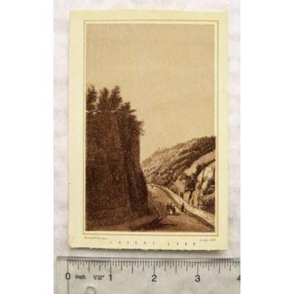 1853 photo-style illustration - Lovers' Leap, Derbyshire