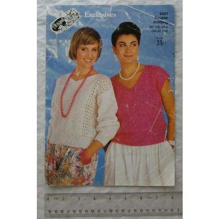 1985 Abigail 8001 sweater & top, DK, 80-105 cm, 32-42 inch