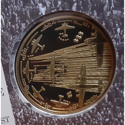 1999 PNC Limited Edition UK Stamps & Berlin Airlift 50th Anni Medallion Cover
