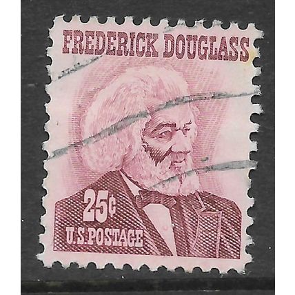 USA 1967 25c BROWN LAKE FREDERICK DOUGLASS SG1273 FINE USED#2