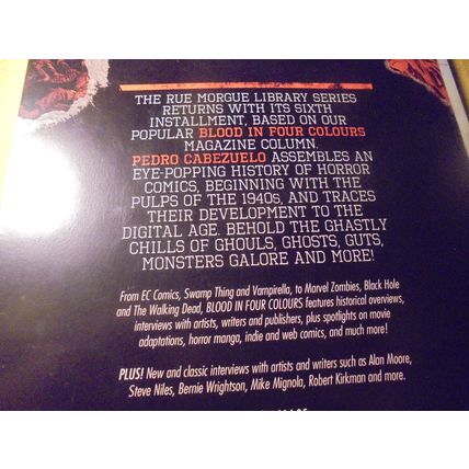 Blood in Four Colors: A Graphic History of HORROR COMICS Trade Paperback! 2016