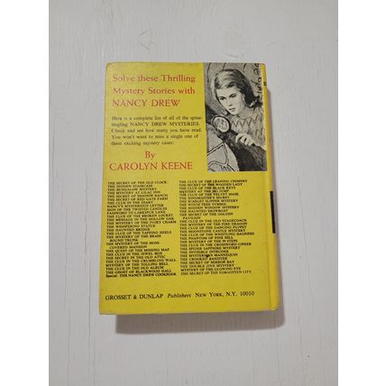The hidden staircase Nancy Drew Carolyn Keene book hardcover 1959