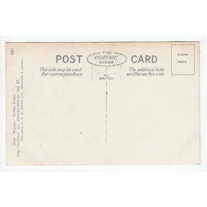 Reward Ella Wheeler Wilcox Verse Postcard 681