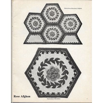 Booklet #112 Prize Afghans to Crochet or Knit 36 Pages 12 Projects