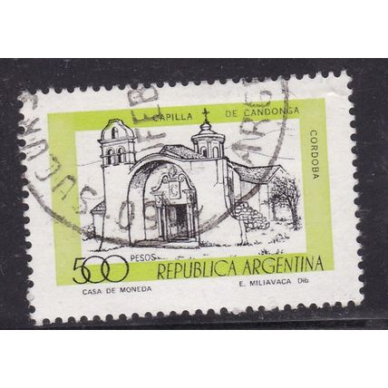 Argentina 1977 Candonga Chapel 500p Fine Used SG 1549B VGC