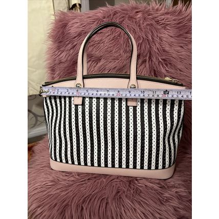 Henri Bendel Striped Designer Fashionable Bag