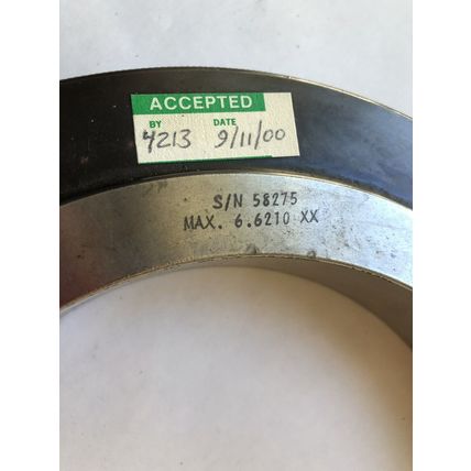 AIR GAGE BORE SETTING RING,6.6210-XX,A-78734 ,TH