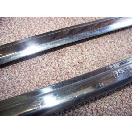 1967 CHRYSLER NEWPORT 4D 4 DOOR HARDTOP LOWER FRONT WINDOW TRIM OEM