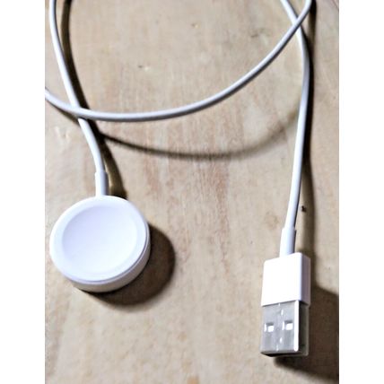 Magnetic Apple IPhone Watch Charging Cable White And Phone Grip & Stand Only