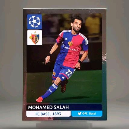 Panini Champions League 2013/14 Mo - Mohamed Salah Sticker #302 FC BASEL Rookie