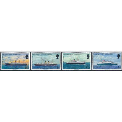 Mail Boats - Guernsey 1973 - MNH - SG 80/3
