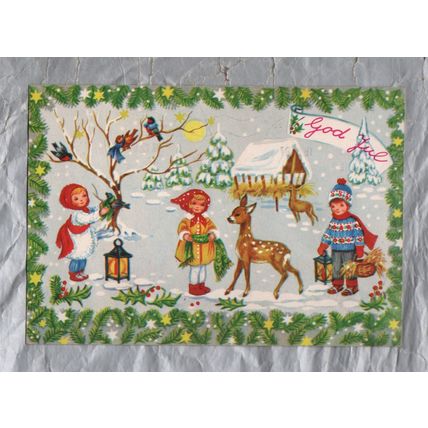 God Jul och Gott Nytt Ar - Sweden - Postally Used - Halsingborg December 1967