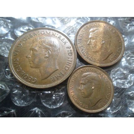 1938 George VI coins.