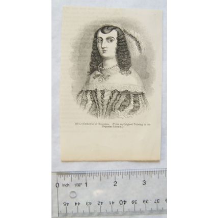 1860s engraving - Catherine of Oraganza