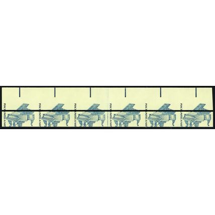 1615Cf, Mint NH - Miscut Coil Line Strip Showing EE Bars Error - Stuart Katz