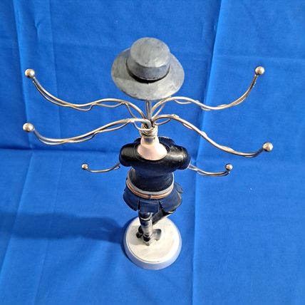 MANNEQUIN NECKLACE HOLDER Rock N Roll Hanger Jewelry Stand Display Organizer