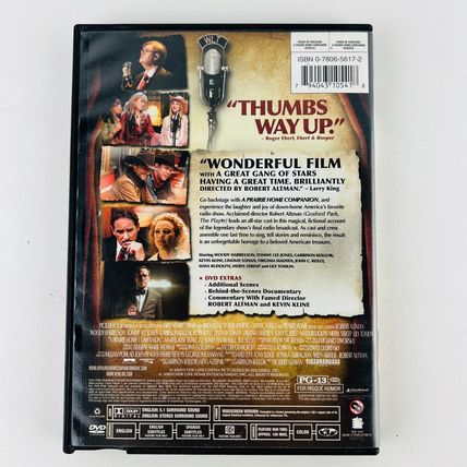 A Prairie Home Companion DVD Woody Harrelson, Tommy Lee Jones