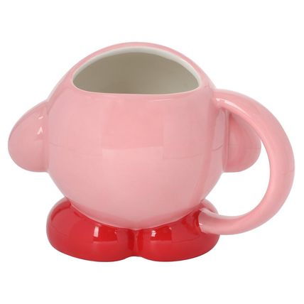 BIOWORLD Kirby Smile on 18 oz. Ceramic Sculpted Coffee Mug-NEW-SEALED-FAST SHIP
