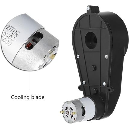 24V Kids Ride on Car Gearbox 24V 40000RPM Motor 2Pcs Electric Motor Gearbox Moto