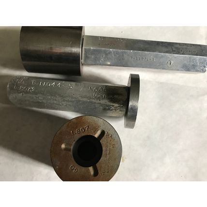 LOT 3 PIPE MACHINERY GO NO GO PLUG GAGE NOGO 1.8153 1.8073 1.807,AA