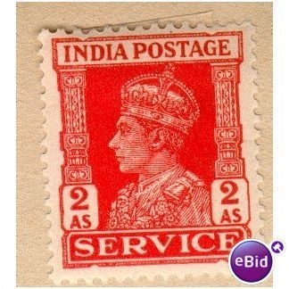 India 1939 - SG O147 - KGV1 2a orange (SERVICE) unused hinged