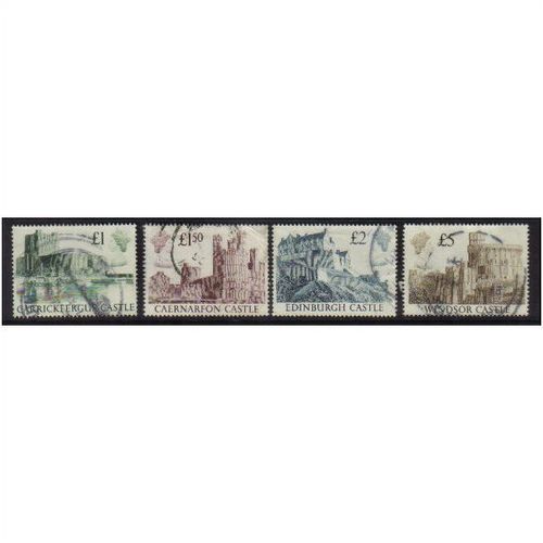 1988 GB CASTLES SET F/U SG 1410-1413