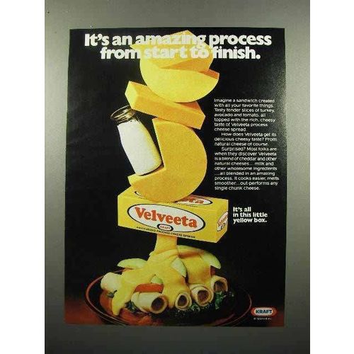 1983 Kraft Velveeta Cheese Ad - An Amazing Process