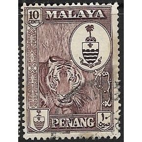 PENANG 1960 SG 60 - #5 fine used (o)