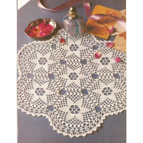 Crochet Doily Pattern Multi Petal