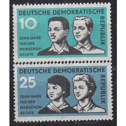 GERMANY DDR [1958] MiNr 0669-70 ( **/mnh )