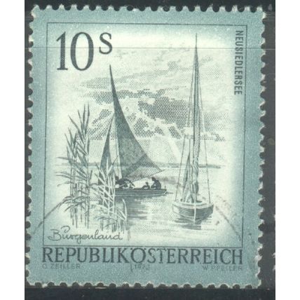 Austria 1973 - SG1687 - 10s myrtle & green - Neusiedlersee - used 2