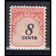 J96 8c Postage Due Fine MNH KA1110