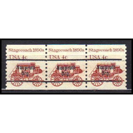 1898Ab 4c Stagecoach Very Fine MNH Dry Gum Gap Single+2 RS PreCnx CA0719