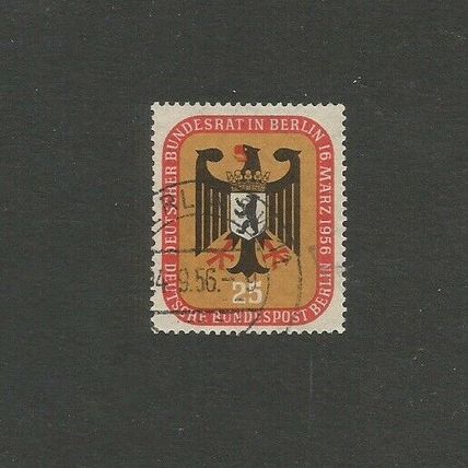 Germany Berlin 1956 Federal Council Meeting SG B 148 Used