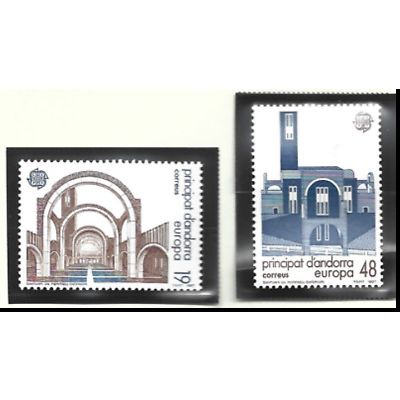 Andorra (Spanish Administration) Stamps Scott #178 To 179, Mint Never Hinged