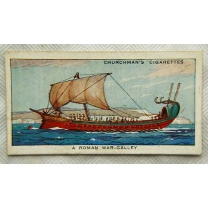 Churchmans Story of Navigation No 10 Roman War Galley