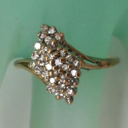 Estate Vintage 14k Yellow Gold .50cttw Diamond ring