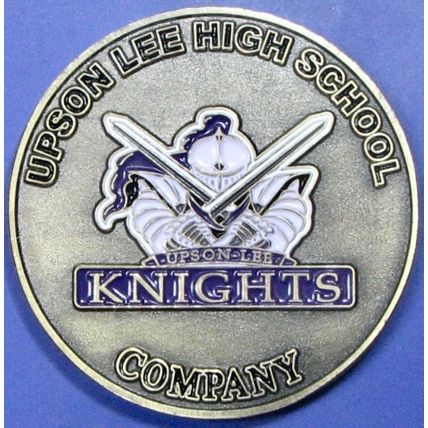 Upson Lee High School. Challenge Coin. Souvenir. 1.75". 19b.