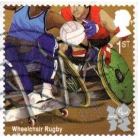 2011 Olympic &Paralympic Games 1st Val. Wheelchair Rugby. FUsed. SA/DC On Piece