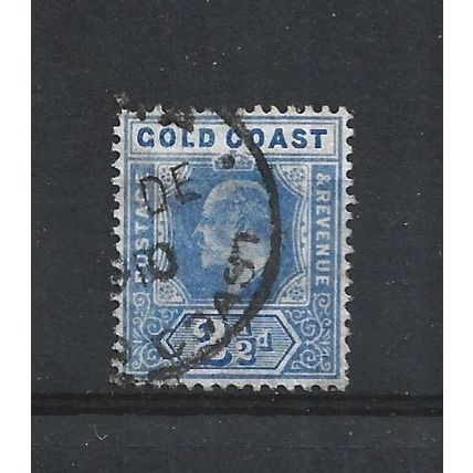 GoldCoast.SG62 2 1/2d Blue.Fine Used.Jun25a