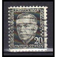 Used 1289 20c George Marshall Very Fine KA6139