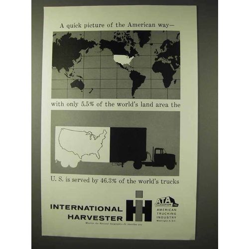 1958 International Harvester Truck Ad - American Way